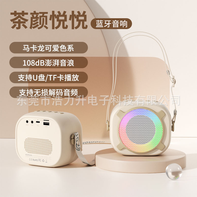 スマートホーム歌うBluetoothスピーカーミニワイヤレスマイクコンビネーションオーディオ屋外ポータブルカラオケアーティファクト|undefined