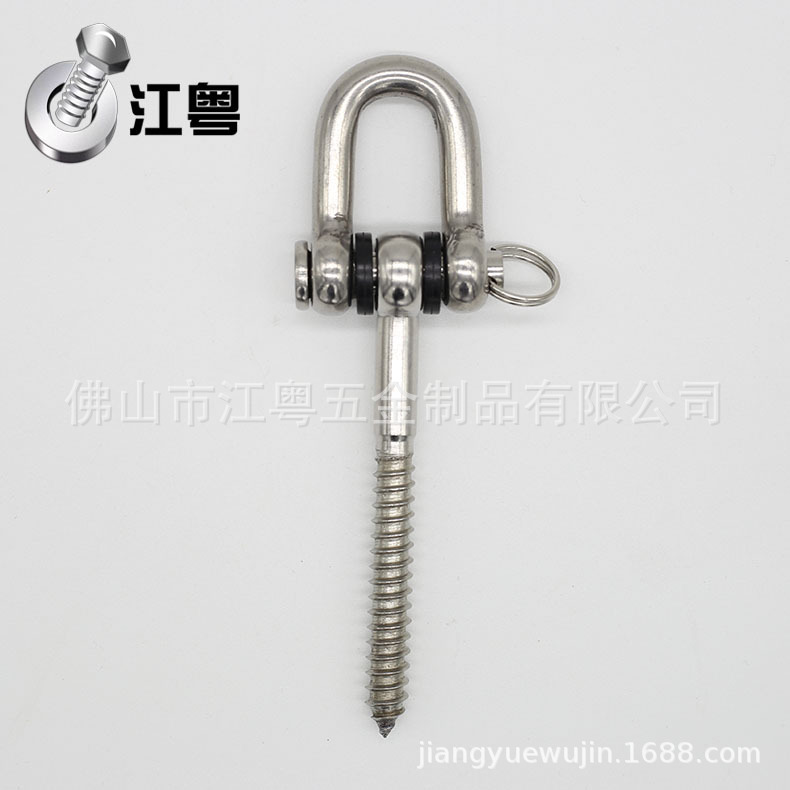 304不锈钢加固型挂件 秋千配件 桥梁吊件 墙壁铁吊钩 吊扇灯挂钩