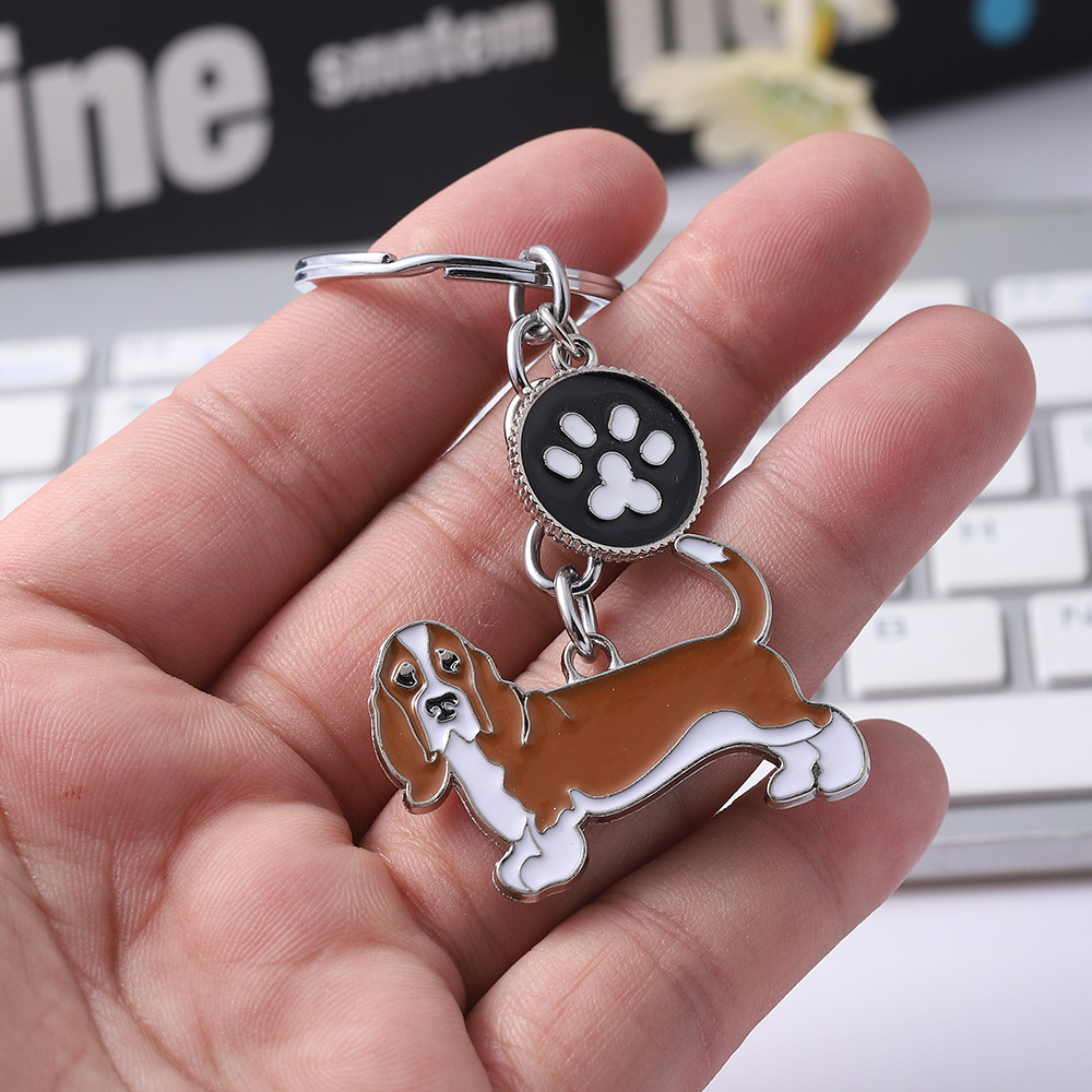 18g Weight Slip-on Clasp Closure Type Keychain Classification 1 Piece Quantity Daily Occasion Zinc alloy Material Letter, Dog, Heart Shape Pattern Unisex Gender Cute Style 1 Piece Cute Letter Dog Heart Shape Zinc Alloy Unisex Slip-on Keychain 9