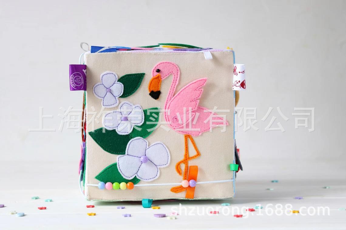 厂家直销宝宝卡通玩具 儿童布艺魔方块 婴儿启蒙早教益智忙碌积木