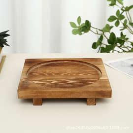 桐木底座木板隔热托盘砂锅石碗锅防烫垫板家用饭馆防滑隔热围炉垫