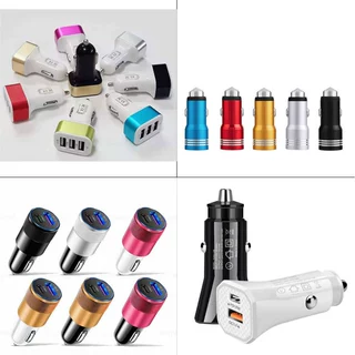 1充电器USB点烟器车充工厂直销车用usb车载一拖二点烟器