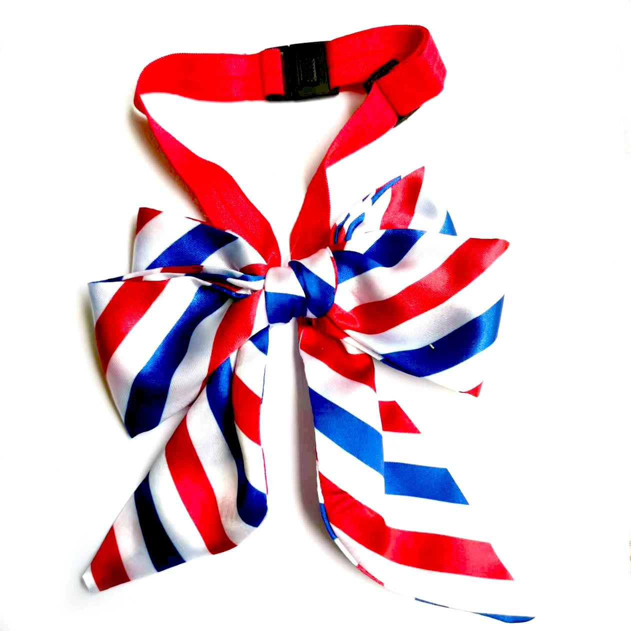 Ошейник для щенков, кошек и больших собак на День независимости, с галстуком-бабочкой, эластичный веревочный ошейник, с возможностью маркировки