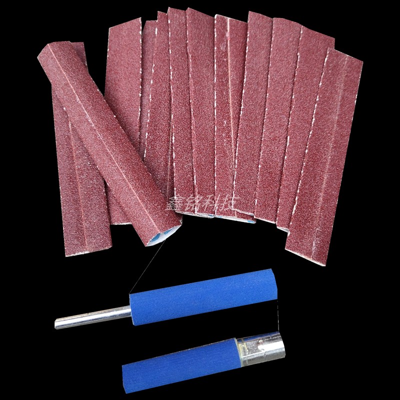 海绵轮砂套 砂筒 打磨棒砂纸套海绵棒砂布套木工家具抛光滚筒砂纸