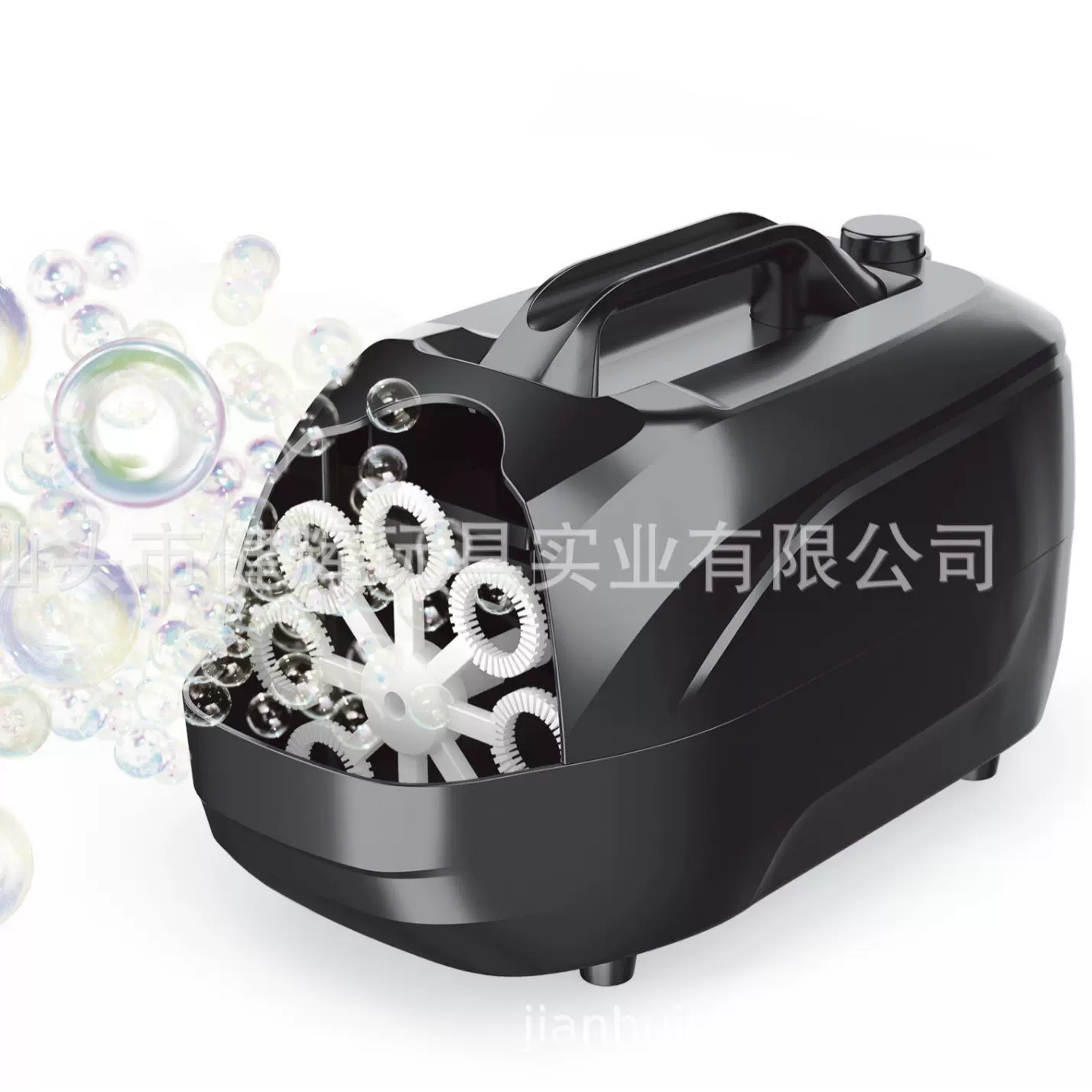 新款手提自动泡泡机婚庆舞台机一键出泡带USB插电泡泡玩具