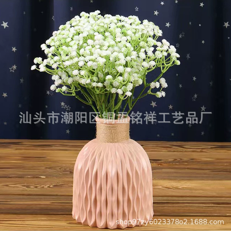Realistic layout indoor, decorations for hotel, bouquet