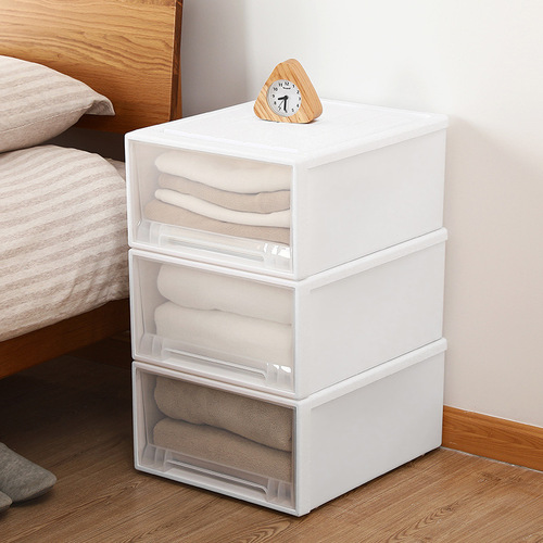 Younai storage box drawer-type storage box household plastic wardrobe artifact clothes clothing storage box finishing box
