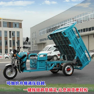 家用拉货电瓶车三轮夜市摆摊电动车新国标可上牌电动三轮车