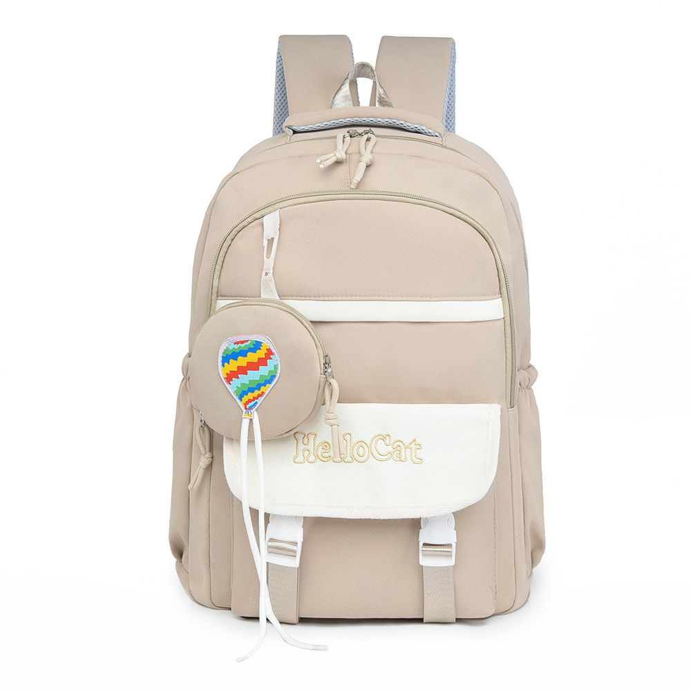 Nueva mochila escolar 2024 para estudiantes universitarios, mochila de todo fósforo de moda de gran capacidad, mochila de viaje de viaje informal de alto valor