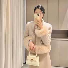 新中式国风秋冬套装气质名媛千金新品加厚毛呢半身裙香风两件套款