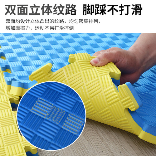 Wholesale manufacturer foam floor mat 100*100 for martial arts and dance training, Taekwondo mat, high density 1 meter