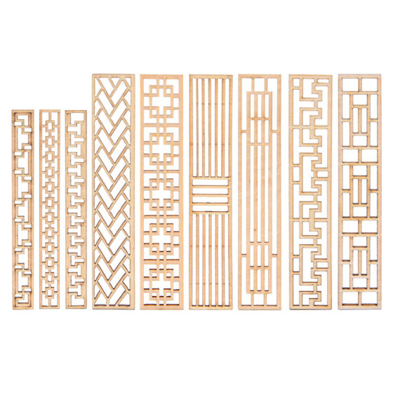 Building model material DIY manual sand table material with Chinese partition