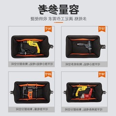 Tool Bag Tool Bag Electrician Canvas Woodworking Hardware Tool Box Set Multifunctional Electrician Bag Dropshipping Cross-border
