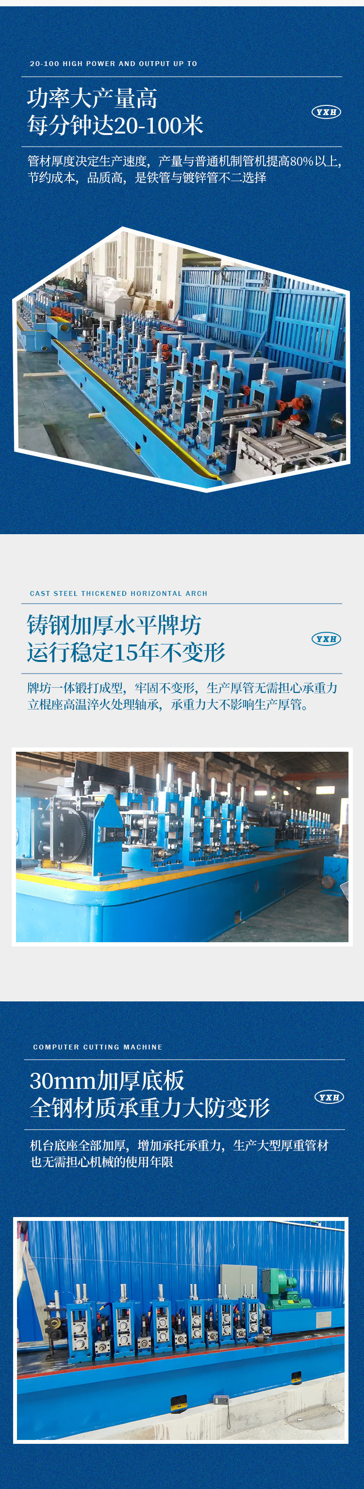 圆管生产机器 镀锌管生产设备 方管生产线 镀锌管成型设备