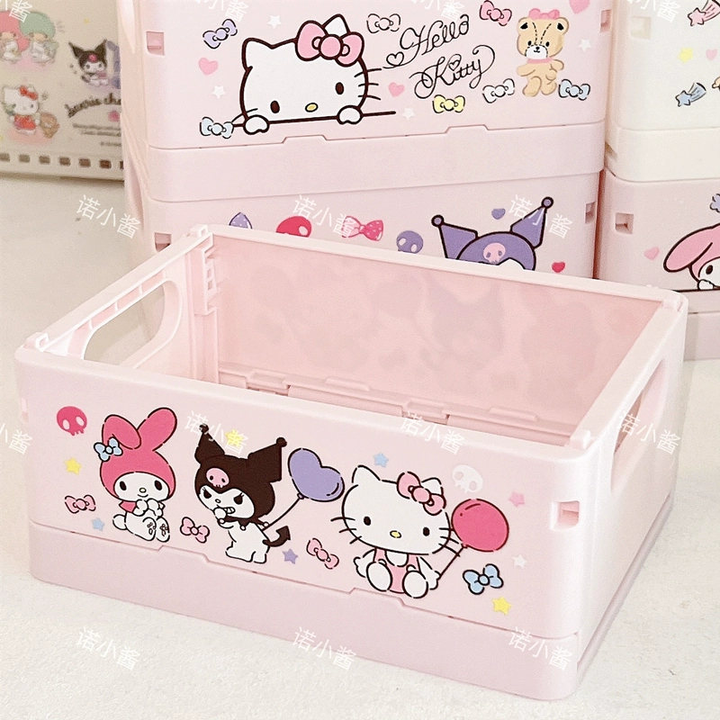Japanese table foldable tower, storage box, folding stationery for students, storage system