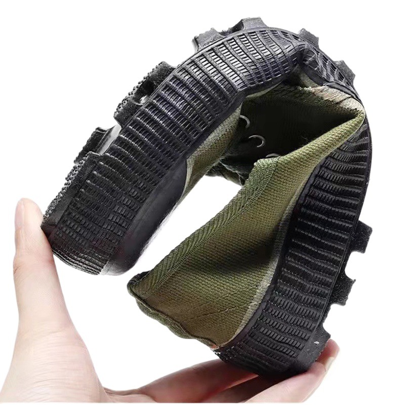 Non-slip large spike shoes field shoes liberation shoes non-slip shoes training shoes work work shoes hiking shoes canvas shoes