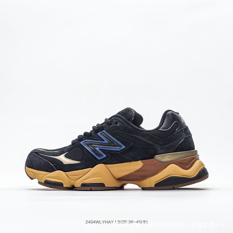 莆田ハイバージョン NB9060 小象蹄男性と女性の通気性のあるレトロな高さのランニングスポーツお父さん靴外国貿易限定|undefined