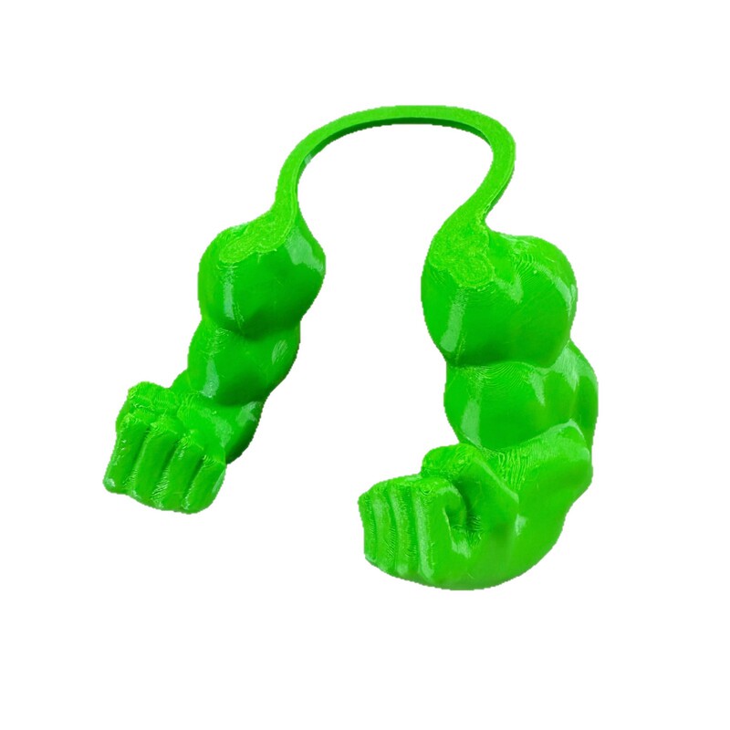 跨境爆品Creative Green Giant arm 3D打印恶搞宠物道具挂脖手臂|undefined