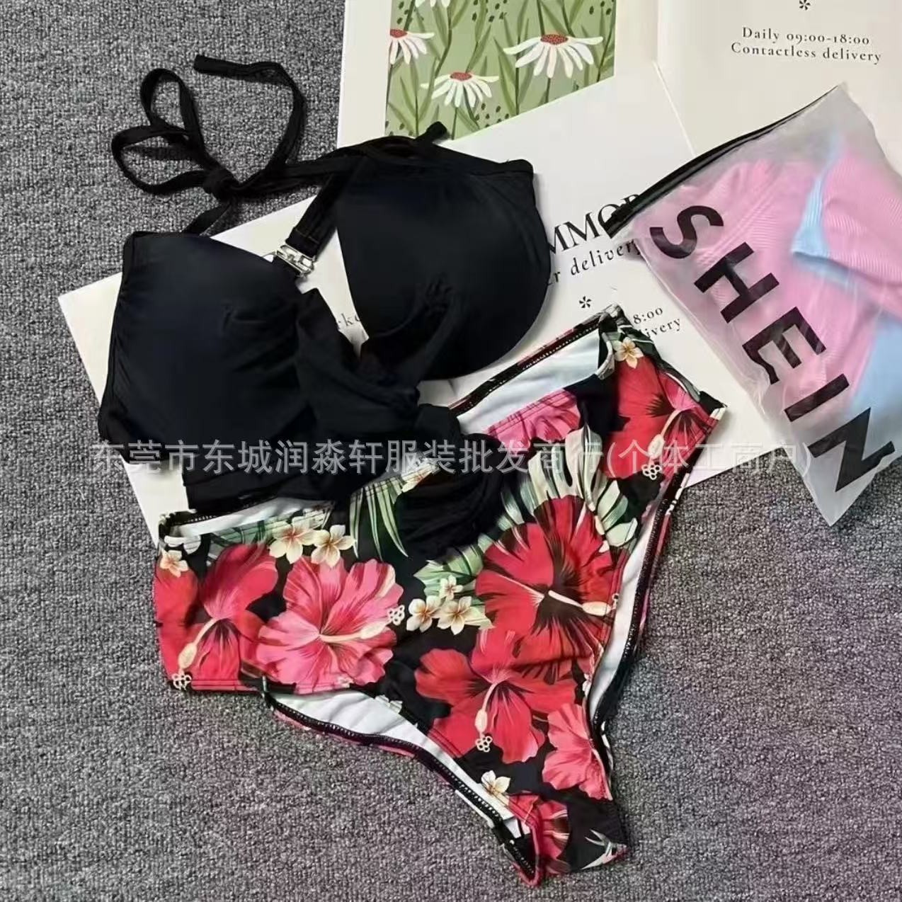 Shein comercio exterior trajes de baño híbridos sexuales, fuente directa al por mayor