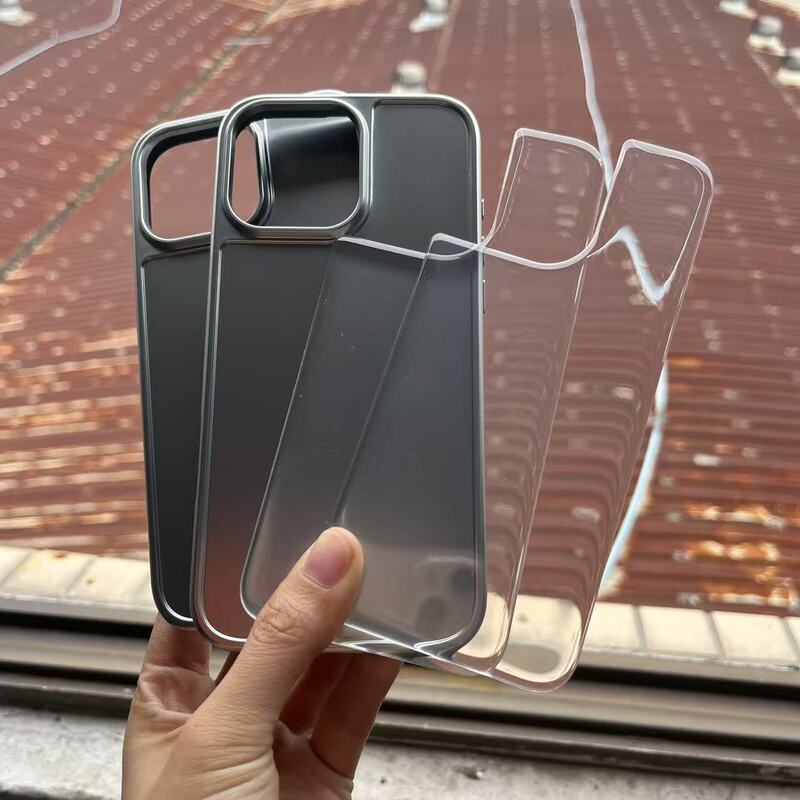 E-Commerce Hot-Selling Electroplated Silver Groove Two-In-One Printing Pattern Material with 3D Glue Transparent Film Mobile Phone Case E-Commerce Hot-Selling Electroplated Silver Groove Two-In-One Printing Pattern Material with 3D Glue Transparent Film Mobile Phone Case
