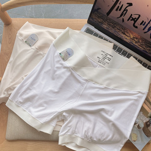 Pregnant Women's Safety Pants Anti-light Leggings Underwear Two-in-One Shorts Summer Thin Breathable Low Waist Boxers for Women