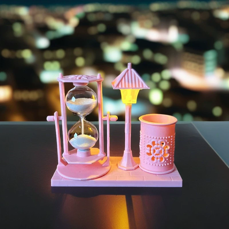 Творческий антикварный стекирующий песок уличный фонарь держатель ручки студенческий подарок белый песочный часы цвет ночной фонарь украшения