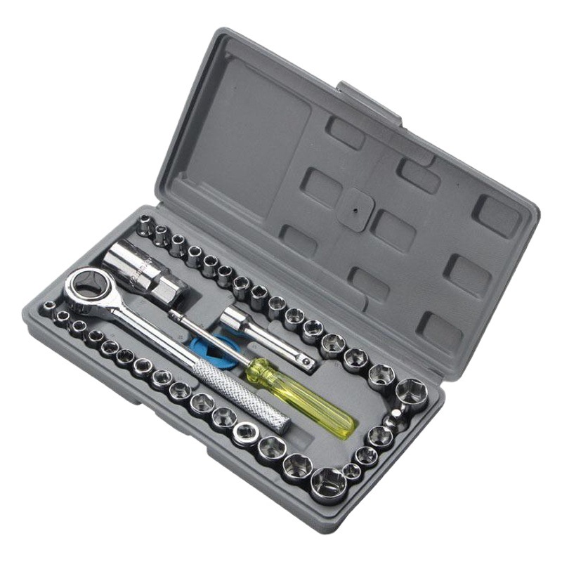 Set de Llaves de Vaso para Auto y Motocicleta 40 Piezas