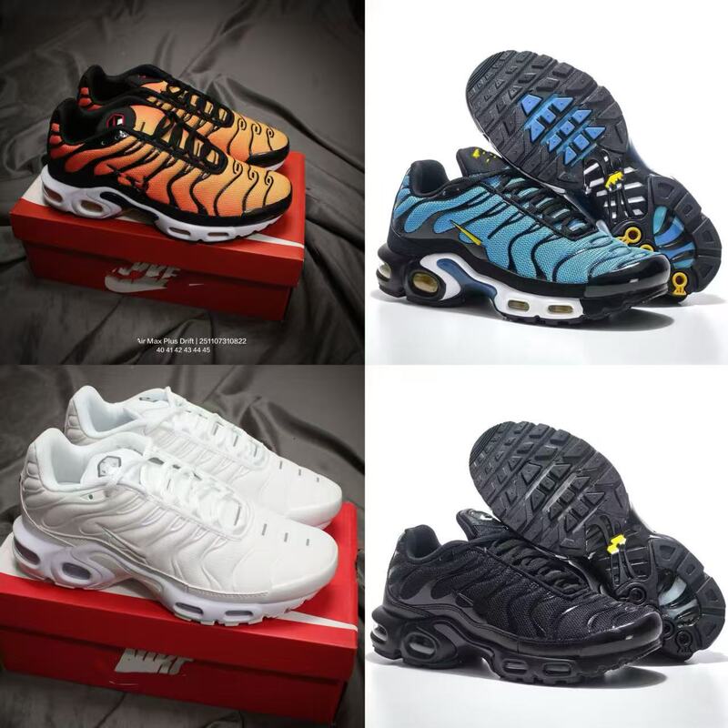Putian Shoes Air Max Plus Tn Foreign Trade Large Cushion Shoes Cross-Border European Station Men's and Women's Shoes Couple Sports Shoes