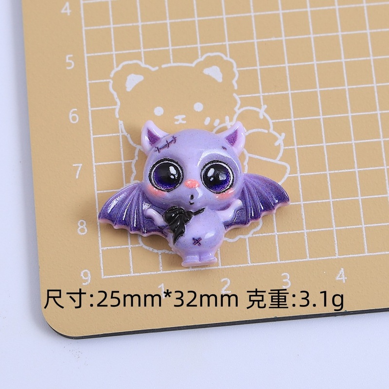 面白いニャーハロウィン漫画手作り diy クリーム接着剤樹脂小物アクセサリーホールシューズバックルジュエリー材料パッケージ|undefined