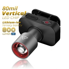 新款跨境户外头灯白激光远射强光照明头戴灯长续航伸缩聚焦远射灯