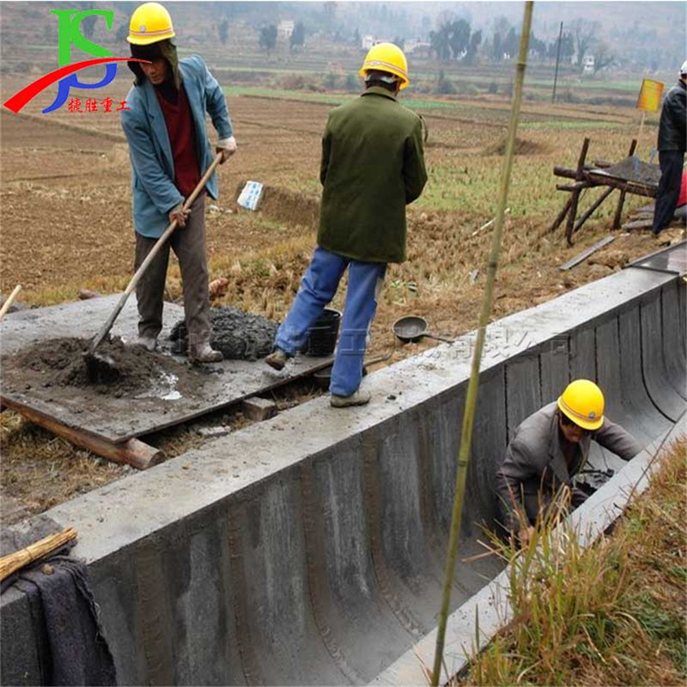 Preservación de agua zanja maquinaria periósea autopropulsada tipo U máquina de revestimiento de canal de hormigón tipo fundición in situ máquina de formación de canal