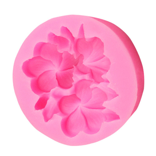 Gardenia plumeria flower silicone mold fondant cake chocolate mold aromatherapy plaster mold
