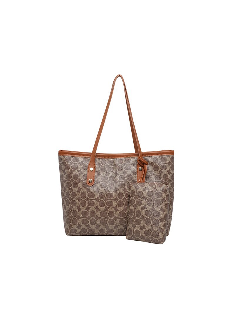 Bolso de mujer en caliente 2026 nuevo bolso retrógrado bolso de hombro de transporte de gran capacidad bolso de dos piezas conjunto image 6