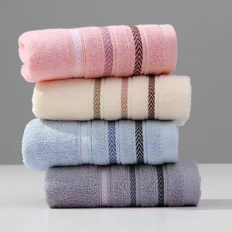 Cotton towel adult home daily wash towel soft absorbent lint does not fade cotton face towel wholesale