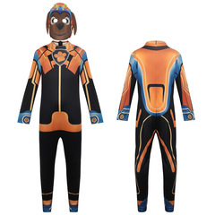 Wangwang Team's Great Movie 2 Cosplay Suit Mowgli, Small Pebble, Gray, Day Day, Baby Road Horse Co. Clothing 