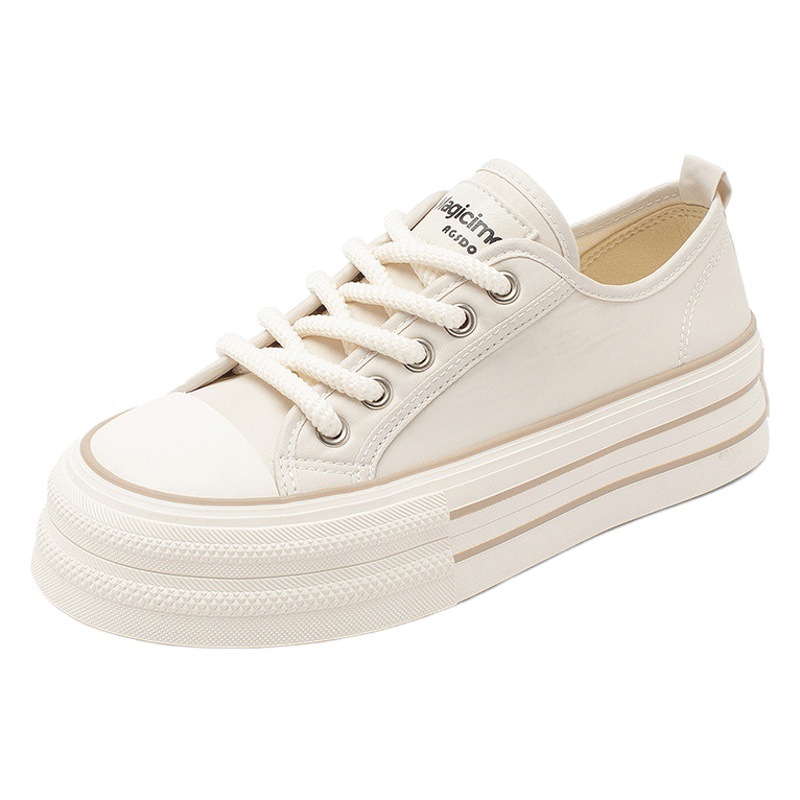 Augusto negro zapatos de lona para las mujeres 2023 otoño nueva primavera y básico Delgado casual estilo coreano zapatillas