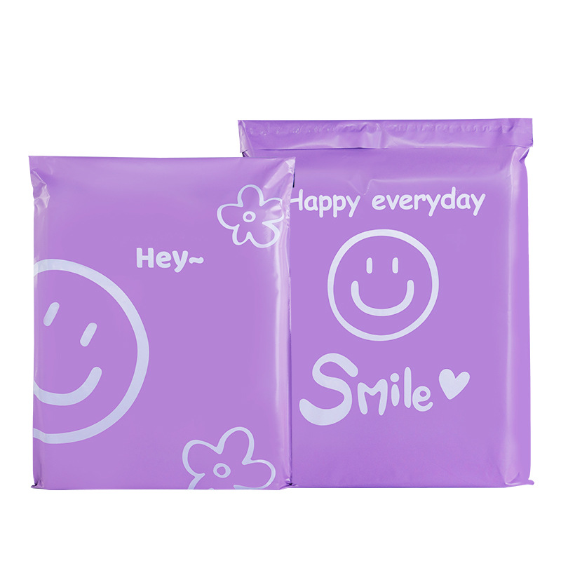 Nuevo material bolsa expreso bolsa de embalaje bolsa de plástico gruesa bolsa impermeable de ropa bolsa de envío expreso blanco y negro