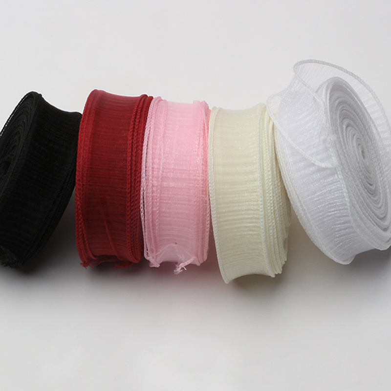 Brillante fantasma de hilo de cola de pescado embalaje floral horneado paquete de cinta regalo ramo floral florista cinta