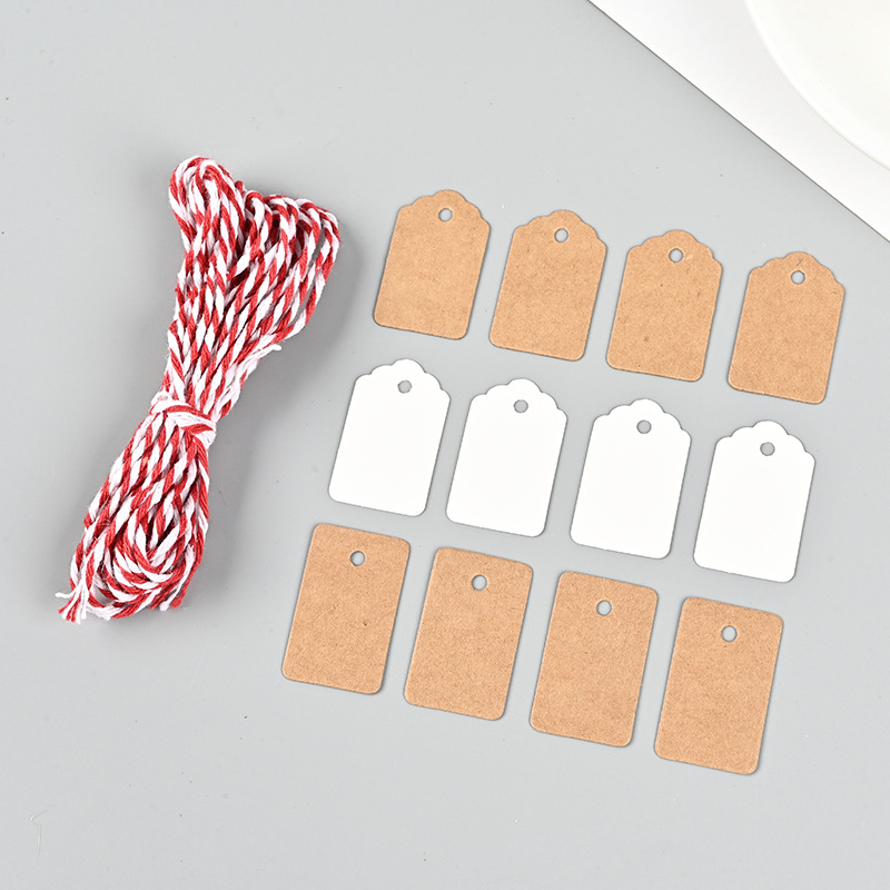 现货吊牌价签空白手写价格标签牌箱包珠宝小物品标价牌珠宝小纸卡