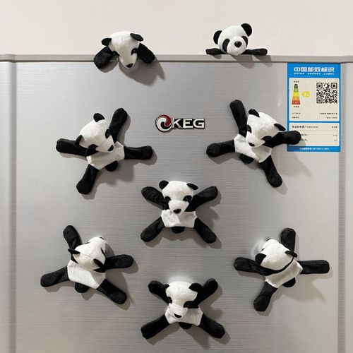 Red Panda Plush Refrigerator Magnet Animal Doll Magnetic Post-it Note Cute Creative Travel Souvenir Small Gift