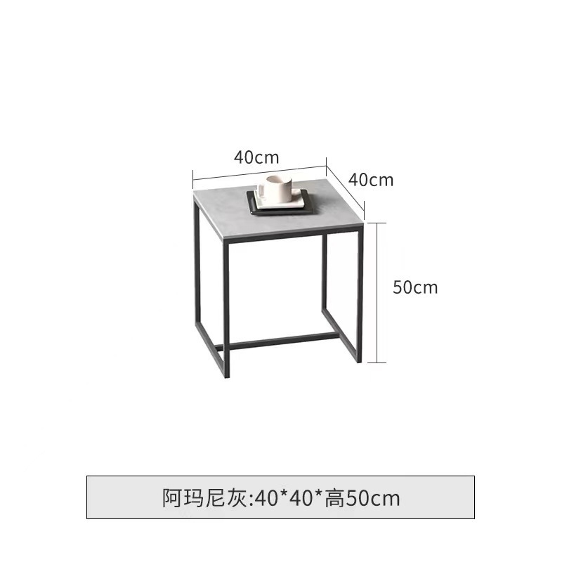 40*40*50cm 아르마니 그레이 사이드 테이블