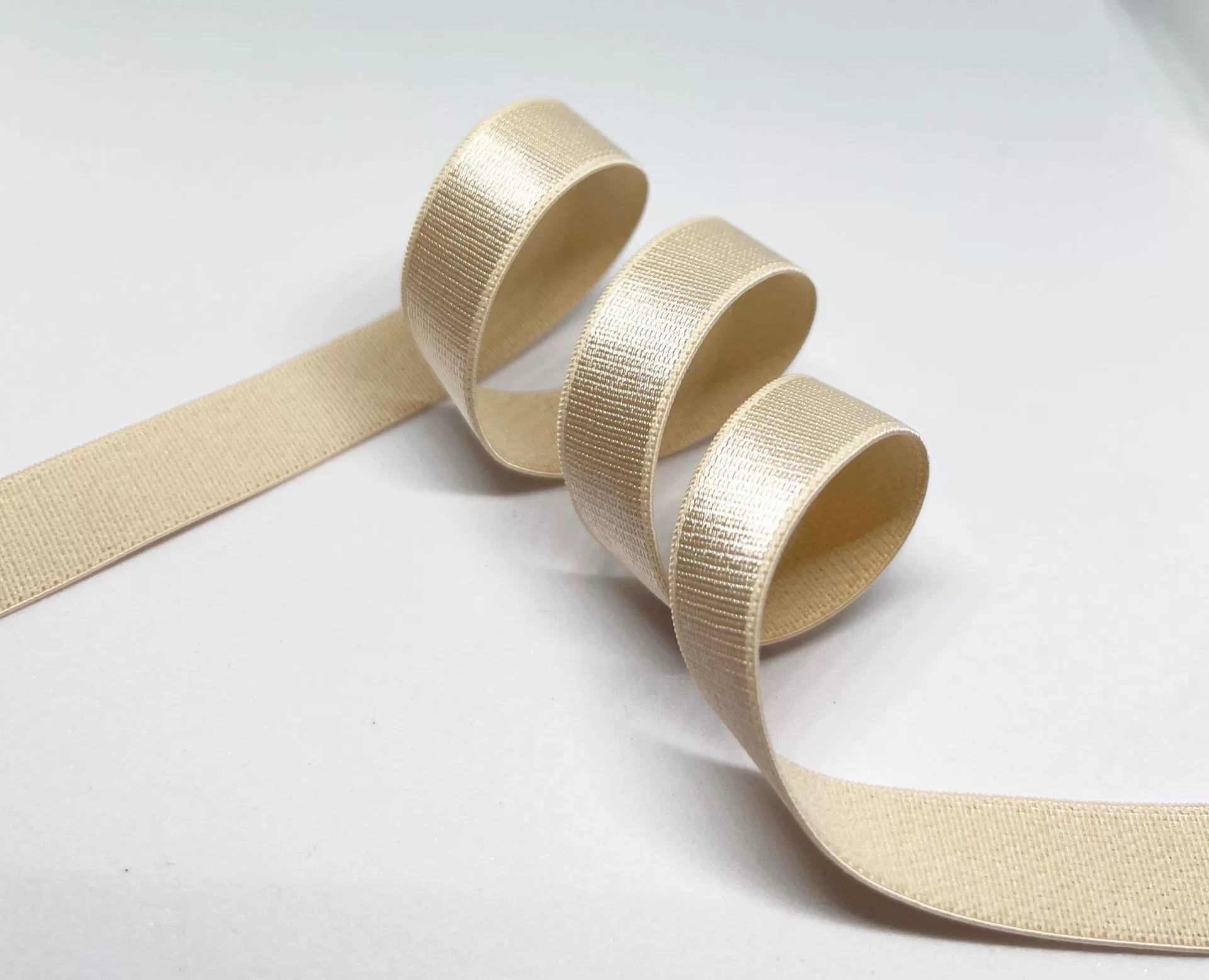 Glossy underwear, velvet straps, elastic bra, 8mm, 2.5mm, polyester, on elastic band