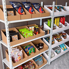 斜口間食棚段ボール箱専用仕分け金物部品電気商倉庫部品材料倉庫位置超硬紙箱