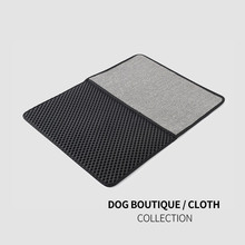 跨境新款宠物垫子猫砂垫两用猫磨爪剑麻垫子可折叠双层防砂猫用品