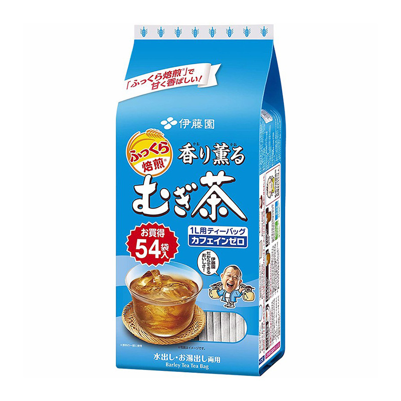 日本の伊藤園麦茶 ティーバッグ 本格的な和風麦茶 妊婦と子供向け オリジナル輸入濃い味のお茶 水出し|undefined