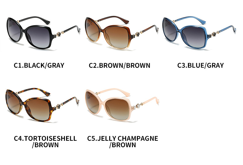 62g Weight Full Frame Glasses Structure Sunglasses Classification Tac, UV400 Protection Lens Material Oval Frame Glasses Style Holiday, Travel Occasion Solid Color Pattern All Seasons Season Unisex Gender Basic, Classic Style Style Grey, Black Color Basic Classic Style Solid Color Tac UV400 Protection Oval Frame Full Frame Women's Sunglasses 5