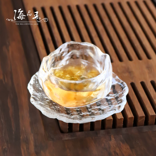 Glaze tea cup single cup Japanese style mini personal small tea cup thickened glass god cup set master cup wholesale