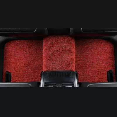 Car Carpet — Car floor mats, carpet-style silk loop - black-red-contact-customer-service-to-inform-the-model-year-rear-row-silk-loop-floor-mats-wear-resistant-king
