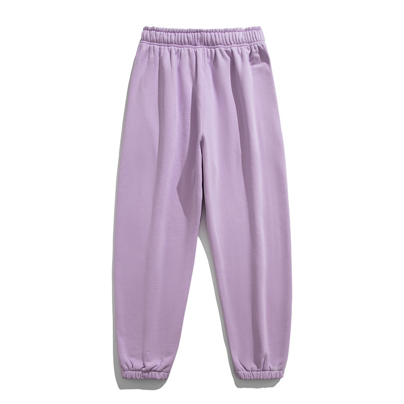 2023 otoño e invierno nuevo 350g Terry sweatpants hombres y mujeres mismo engrosado cómodo deportes casual moda elástico boca