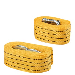 Car pull rope tow belt manufacturers directly supply 3 meters 3 tons tow rope 3 meters OPP hook U hook tow belt